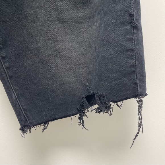 Purple Brand Tie-Dye Print Black Denim Distressed Shorts Size 31 - Picture 5 of 13